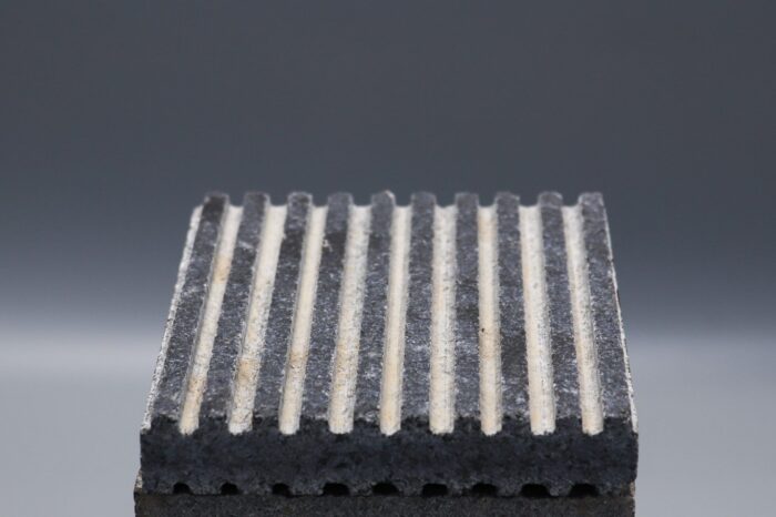3-Black Granite-Grooved-Tile