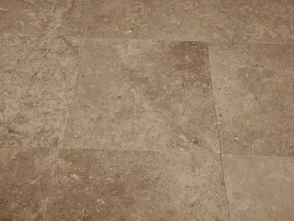 Травертин коричневый - брашированный - брусчатка