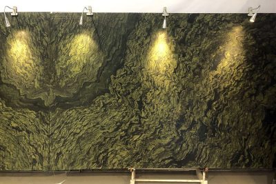 Green Granite-Brushed-Slab