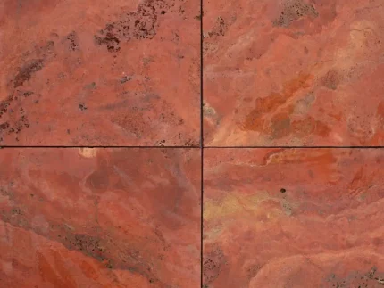 Red Travertine-Cross Cut-Honed
