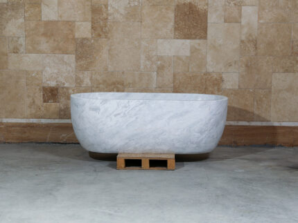 White Marble Bathtub