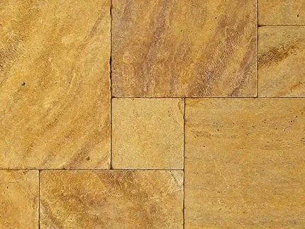 Yellow Travertine-Cross Cut-Brushed