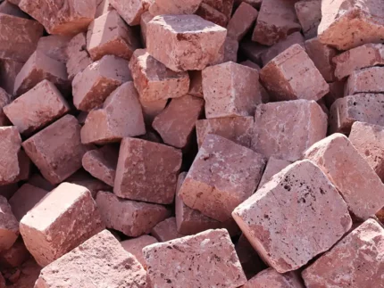 Red Travertine-Cubic