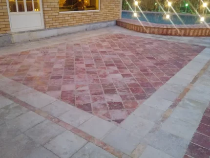 Red Travertine-Paver
