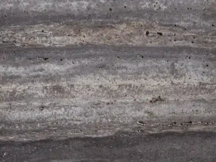 Silver Travertine-Vein Cut-Brushed