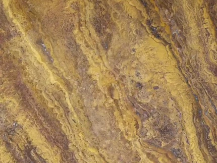 Yellow Travertine, Cross-Cut, Honed, Tile