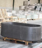 Pietra Grey Marble Bathtub - Brushed